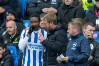 Graham Potter and Enock Mwepu