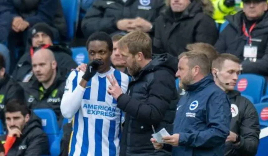 Graham Potter and Enock Mwepu