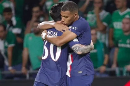 Messi and Mbappe