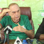 Avram Grant during a press conference at Football House in Lusaka- ( Picture by Chongo Sampa/BolaNews)