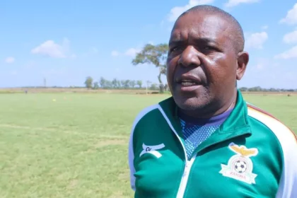Copper Queens coach Bruce Mwape.