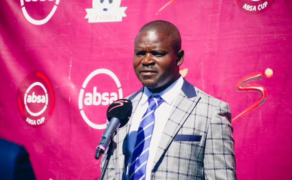 F.C MUZA head coach, Lameck Banda. (Picture by MUZA media)