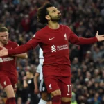 Mohamed Salah- Premier League celebration