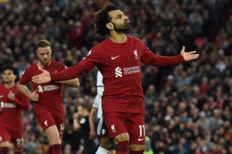 Mohamed Salah- Premier League celebration