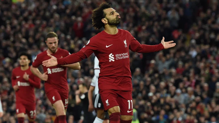 Mohamed Salah- Premier League celebration