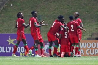 Malawi National Team celebrates goal during the 2023 COSAFA Cup at the King Zwelithini Stadium, Umlazi (Photo by ©Muzi Ntombela/BackpagePix)