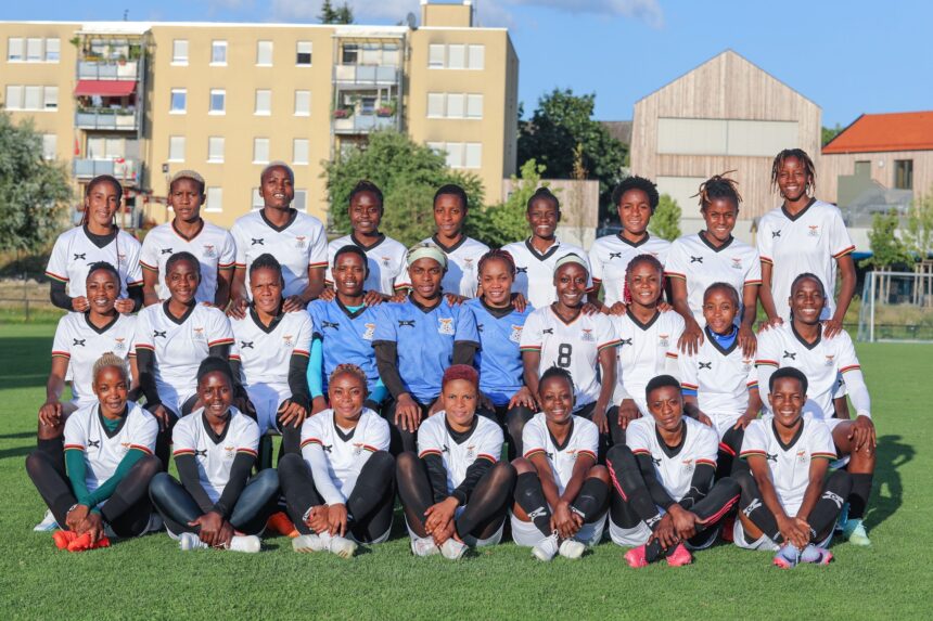 Zambia Women's National Team. (Photo via FB/Football Association of Zambia-FAZ)