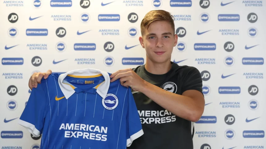 Lars Dendoncker. (Picture via Brighton and Hove Albion FC)