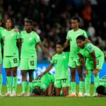 The Super Falcons were eliminated from the 2023 FIFA Women's World Cup by England on post match penalties. (Picture via Getty Images)