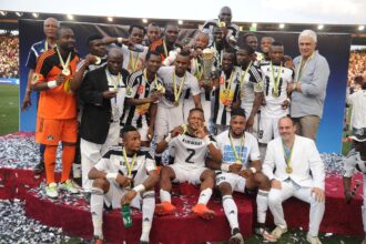 Rainford Kalaba won the CAF Confederations Cup in 2016 with TP Mazembe. (Picture by STRINGER/AFP via Getty Images)