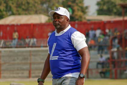 Coach Israel Mwanza (Picture via Trident Football Club media)