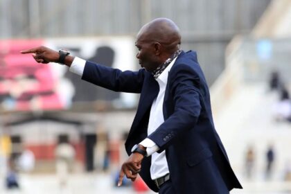 Nyasa Big Bullets coach Kallisto Pasuwa. (Picture via FCB Nyasa Big Bullets media)