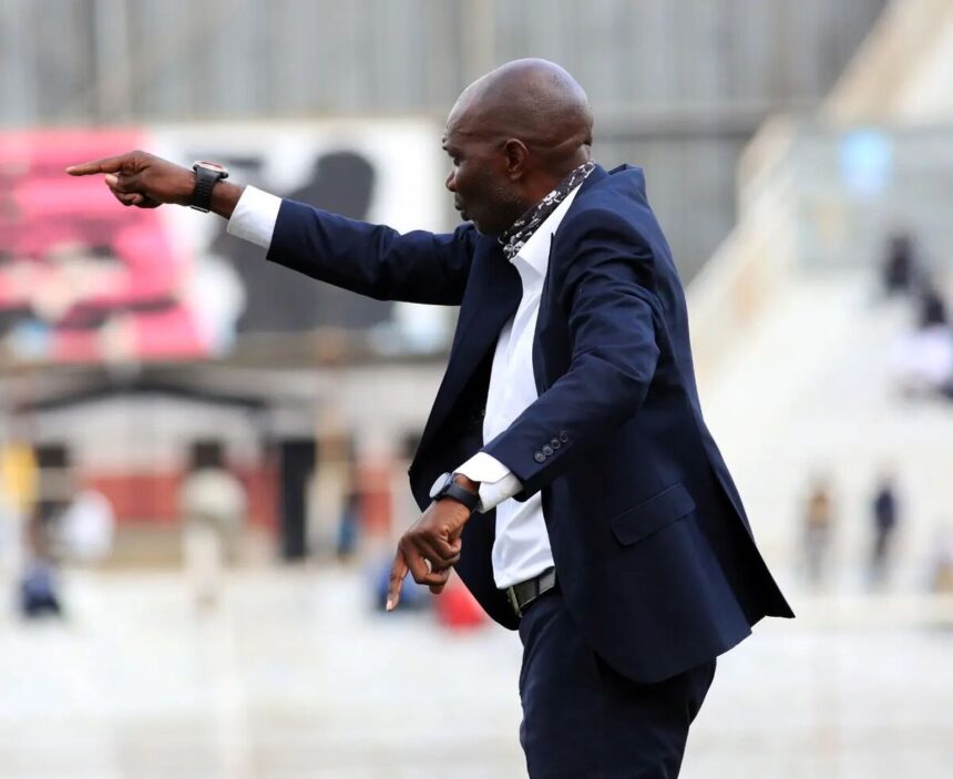 Nyasa Big Bullets coach Kallisto Pasuwa. (Picture via FCB Nyasa Big Bullets media)