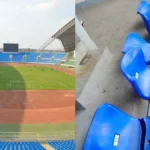 239 seats were vandalized at the Bingu National Stadium on Saturday by angry fans.