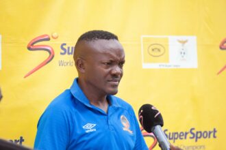 Mwenya Chipepo, head coach of Power Dynamos FC. (Photo via Power Dynamos FC media)