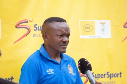Mwenya Chipepo, head coach of Power Dynamos FC. (Photo via Power Dynamos FC media)