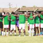 Prison Leopards players during training at the President stadium. (Photo via Prison Leopards media)