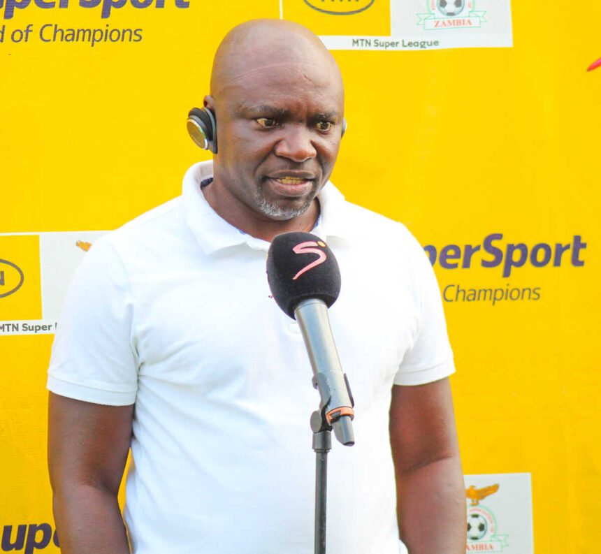 Kabwe Warriors head coach Numba Mumamba. (Photo via Kabwe Warriors FC media)