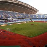 Levy Mwanawasa stadium in Ndola, Zambia.