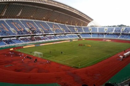 Levy Mwanawasa stadium in Ndola, Zambia.