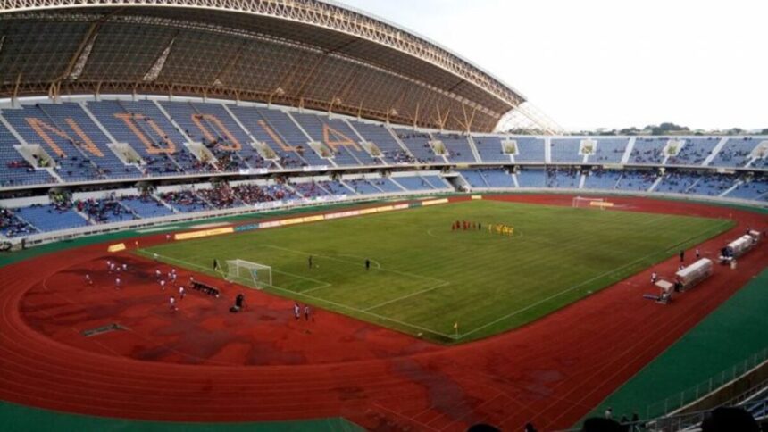 Levy Mwanawasa stadium in Ndola, Zambia.