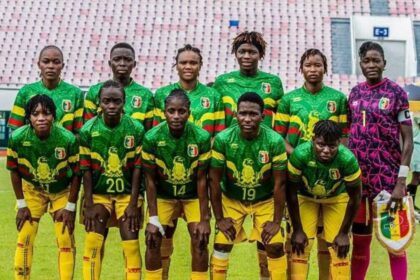 Mali Women's National Team. (Picture via FB/Fédération Malienne de Football)