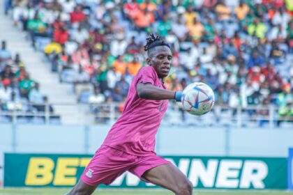 Francis Mwansa during the 2026 World Cup qualifier against Congo Brazzaville at the Levy Mwanwansa satdium in Ndola on November, 17, 2023. (Photo via FAZ media)