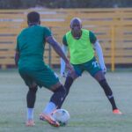 Killian Kanguluma during a training session with the Chipolopolo Boys Dola Hill Stadium in Ndola. (Photo via FAZ Media)