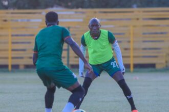 Killian Kanguluma during a training session with the Chipolopolo Boys Dola Hill Stadium in Ndola. (Photo via FAZ Media)