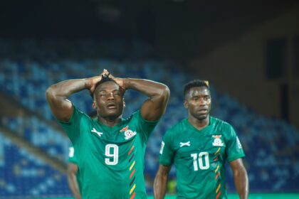 Lameck Banda dejected after Zambia's 2-1 loss to Niger on November, 21,2023 in Morocco. (Photo via FAZ media)