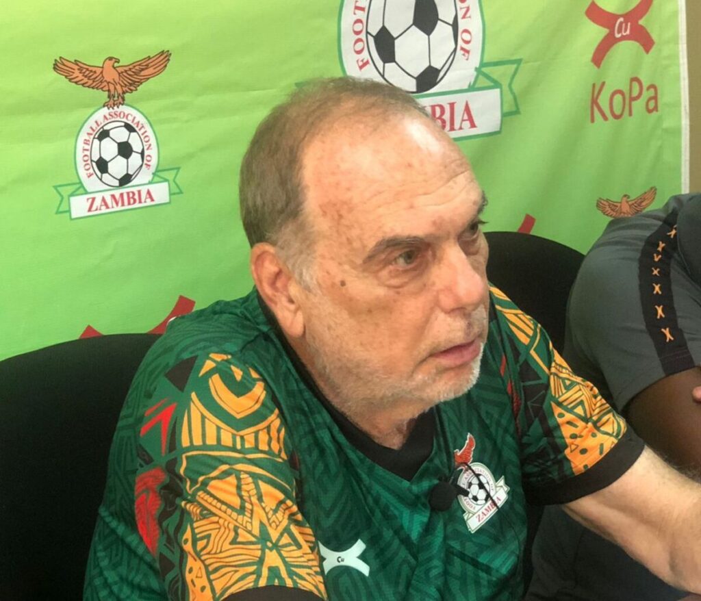 Avram Grant during a press conference at the football house on November, 12, 2023 in Lusaka. (Photo/BolaNews)