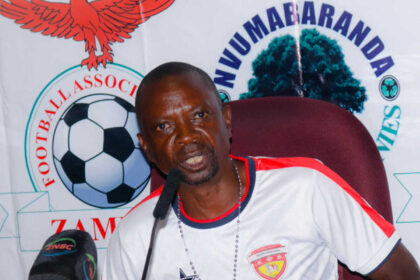 FC MUZA coach Mathews Njovu. (Photo via FC MUZA media)