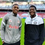 Enock Mwepu and Francisco Mwepu during their time at Redbull Salzburg and SK Sturm Graz respectively.