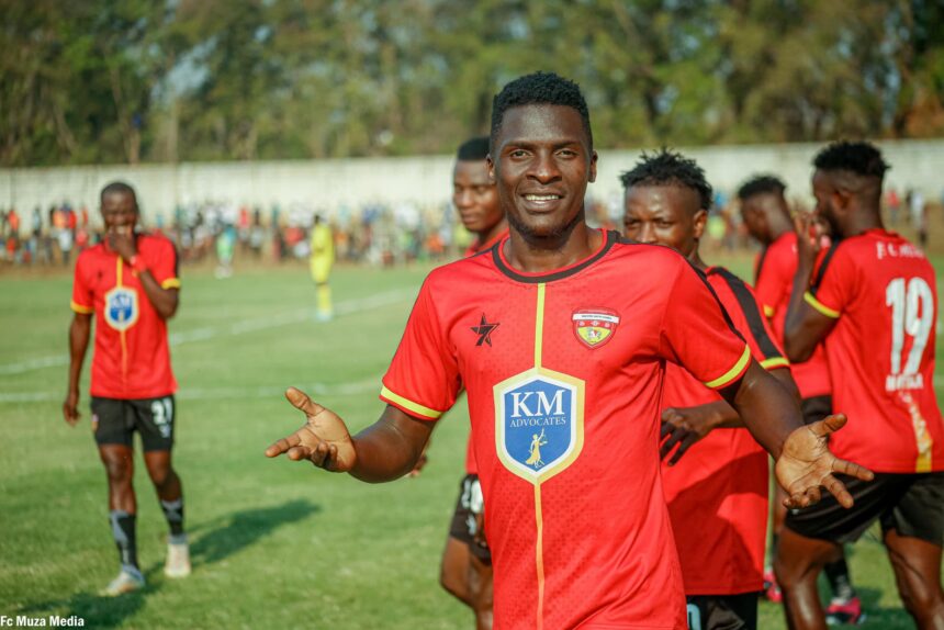 FC MUZA striker Andrew Phiri. (Photo via FC MUZA media)