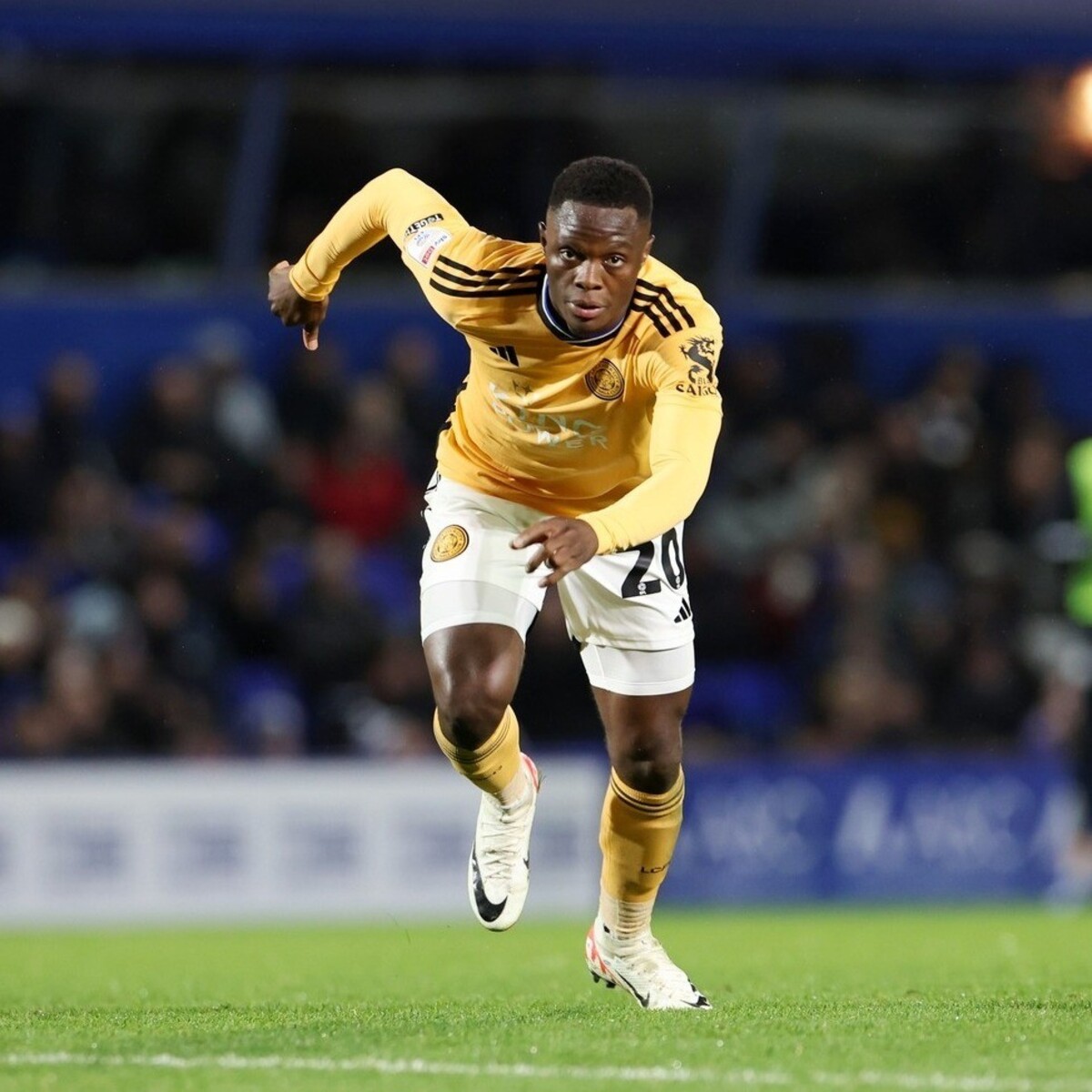 Patson Daka. (Picture via Leicester City FC media)