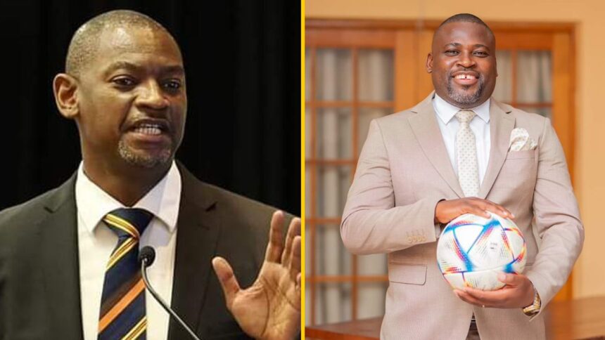 FAM presidential aspirints Walter Nyamilandu and Fleetwood Haiya.