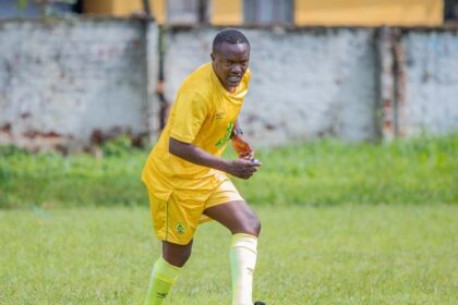 Forest Rangers head coach Mwenya Chipepo during training at the Dola Hill stadium in Ndola. (Photo via Forest Rangers media)