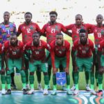 Namibia Team Picture during the 2023 Africa Cup of Nations Finals match between Tunisia and Namibia at Amadou Gon Coulibaly Stadium in Korhogo on 16 January 2024 ©Weam Mostafa/BackpagePix