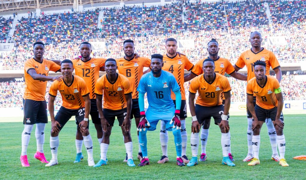 Chipolopolo squad 2024 photo via FAZ Media