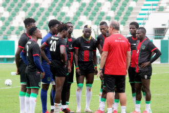 Malawi men's national team. (Photo via FAM media)