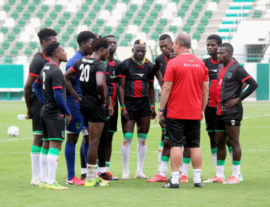 Malawi men's national team. (Photo via FAM media)