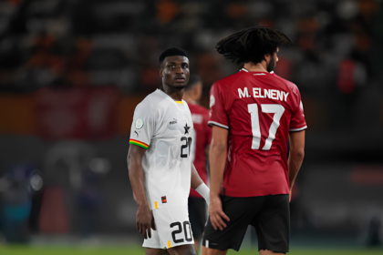 Mohamed Kudus of Ghana during the TotalEnergies CAF Africa Cup of Nations group stage match between Egypt and Ghana at Stade Felix Houphouet Boigny on January 18, 2024 in Abidjan, Ivory Coast. (Photo by Ulrik Pedersen/DeFodi Images via Getty Images)