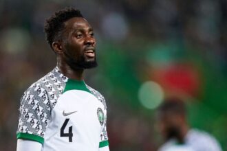 LISBON, PORTUGAL – NOVEMBER 17: Wilfred Ndidi of Nigeria reacts during the friendly match between Portugal and Nigeria at Estadio Jose Alvalade on November 17, 2022 in Lisbon, Portugal. (Photo by Jose Manuel Alvarez/Quality Sport Images/Getty Images)