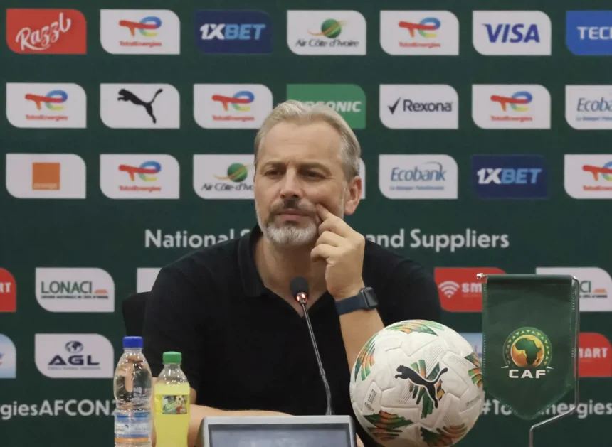 Sébastien Desabre, head coach of DR Congo. (Photo via FAZ media)