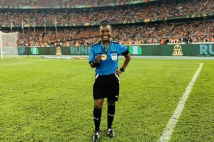 Diana Chikotesha after Sunday AFCON final match between Ivory Coast and Nigeria at the Alassane Ouattara Stadium in Abidjan.