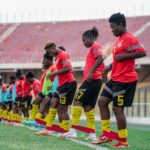 The Black Queens of Ghana during a training session at the Accra Sports Stadium. (Photo/courtesy)