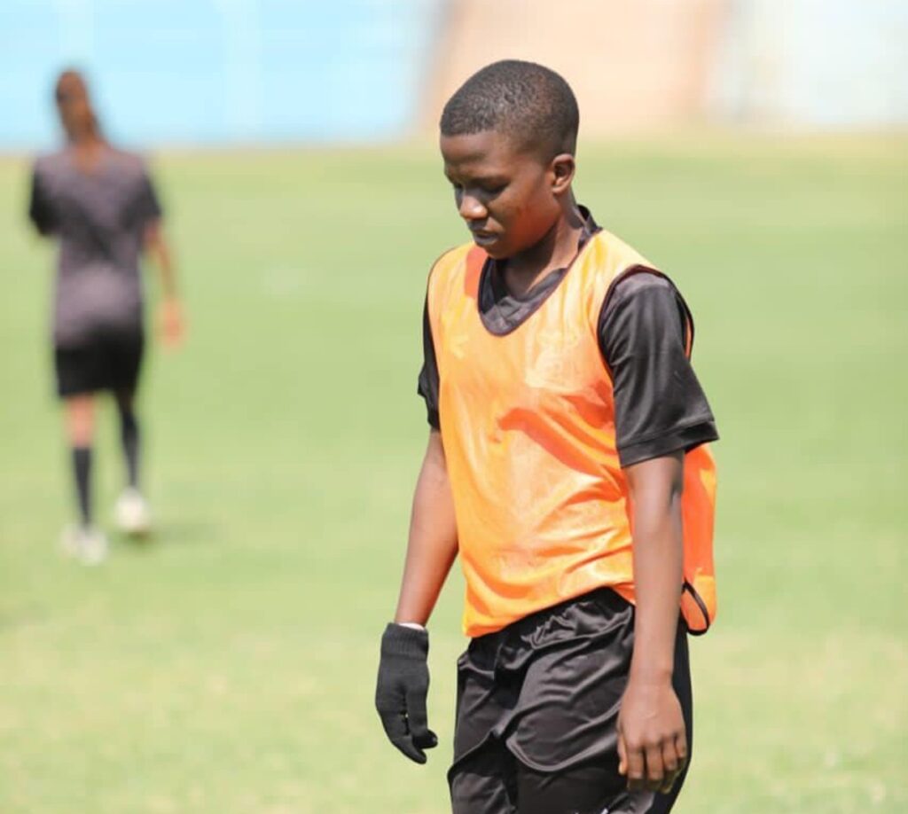 Copper Queens and Indeni Roses Football Club striker Norin Betani. (Photo via FAZ media)