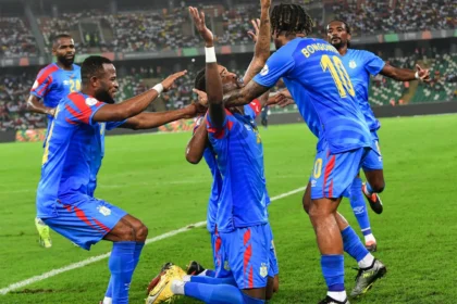DR Congo beat Naby Keita's Guinea to secure semi-final spot as Leopards await Ivory Coast or Mali. picture courtesy of Getty Images