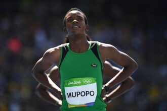 Kabange Mupopo looks at the results board after competing in the Women's 400m Round 1 during the athletics event at the Rio 2016 Olympic Games at the Olympic Stadium in Rio de Janeiro on August 13, 2016. / AFP / OLIVIER MORIN (Photo credit should read OLIVIER MORIN/AFP via Getty Images)