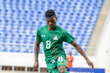 Chipolopolo and Costa do Sol midfielder Obino Chisala. (Photo via FAM media)